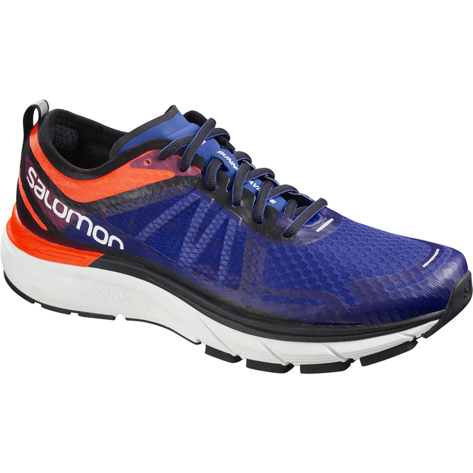 Zapatillas De Running Salomon Hombre Azul Marino / Negras / Blancas - Salomon Argentina SONIC RA MAX